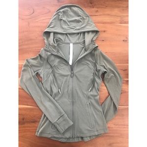 Lululemon Hooded Define Jacket Nulu 4 Olive